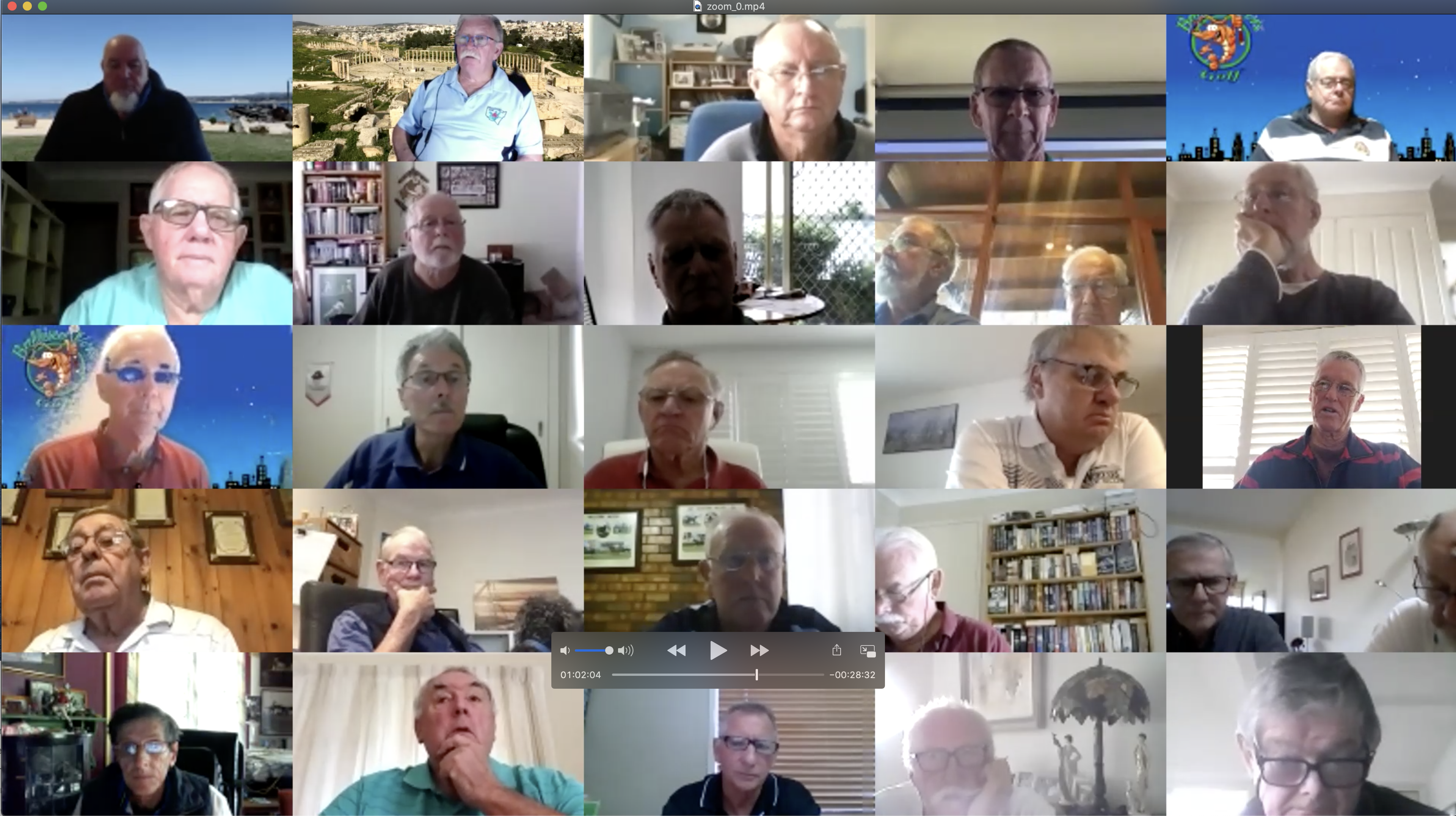 Screen Shot Zoom Half Yearly Meeting